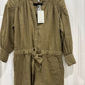 Joie Olive Green Jumpsuit